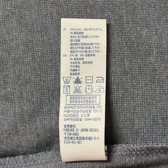 I Love H81 / Forever 21 Gray High-Waisted Mini Skirt Size S - Picture 6 of 6